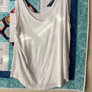 White Sleeveless Top